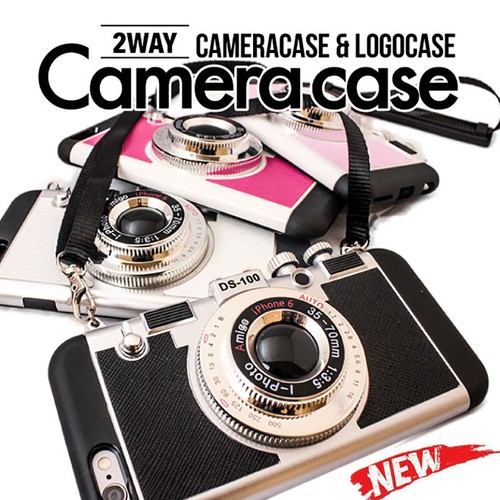 Phone case vintage camera - 3d,